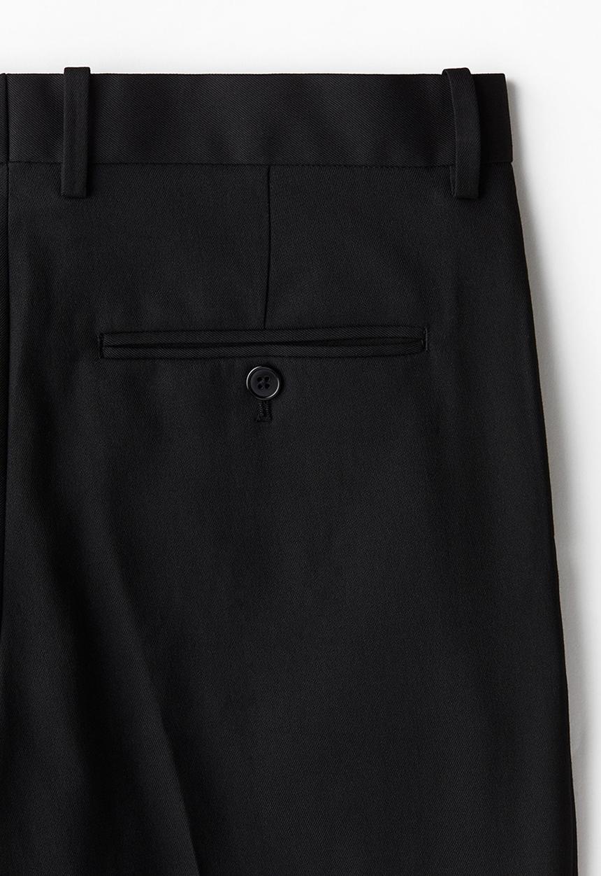 H&M - Regular fit suit trousers - black