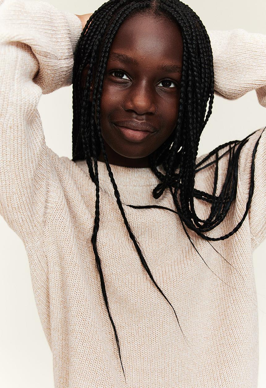H&M - Rib-knit jumper - Light beige