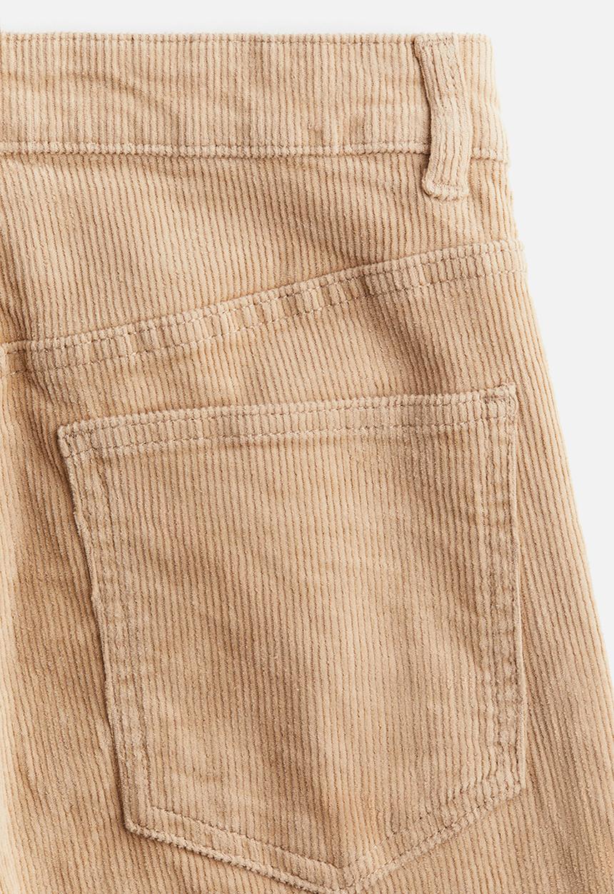 H&M - Corduroy trousers - beige