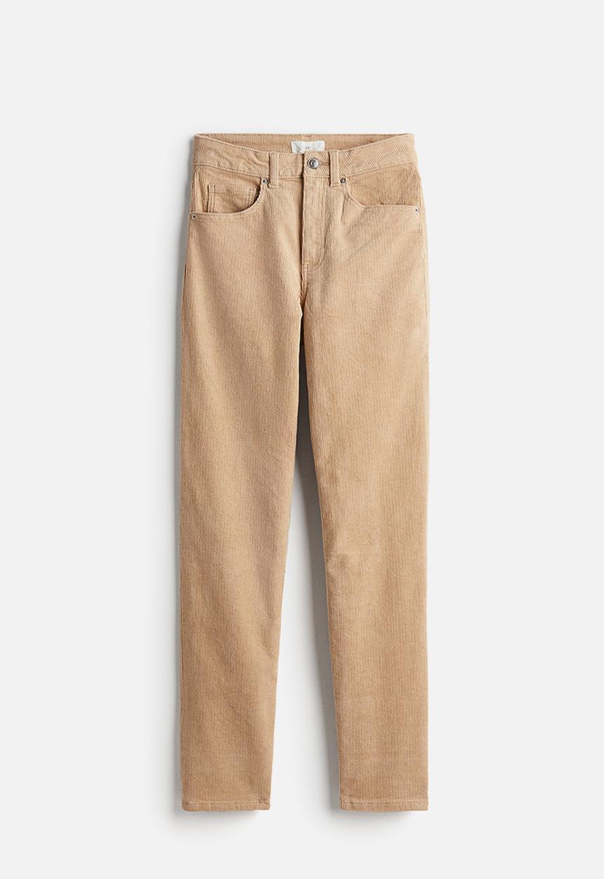 H&M - Corduroy trousers - beige