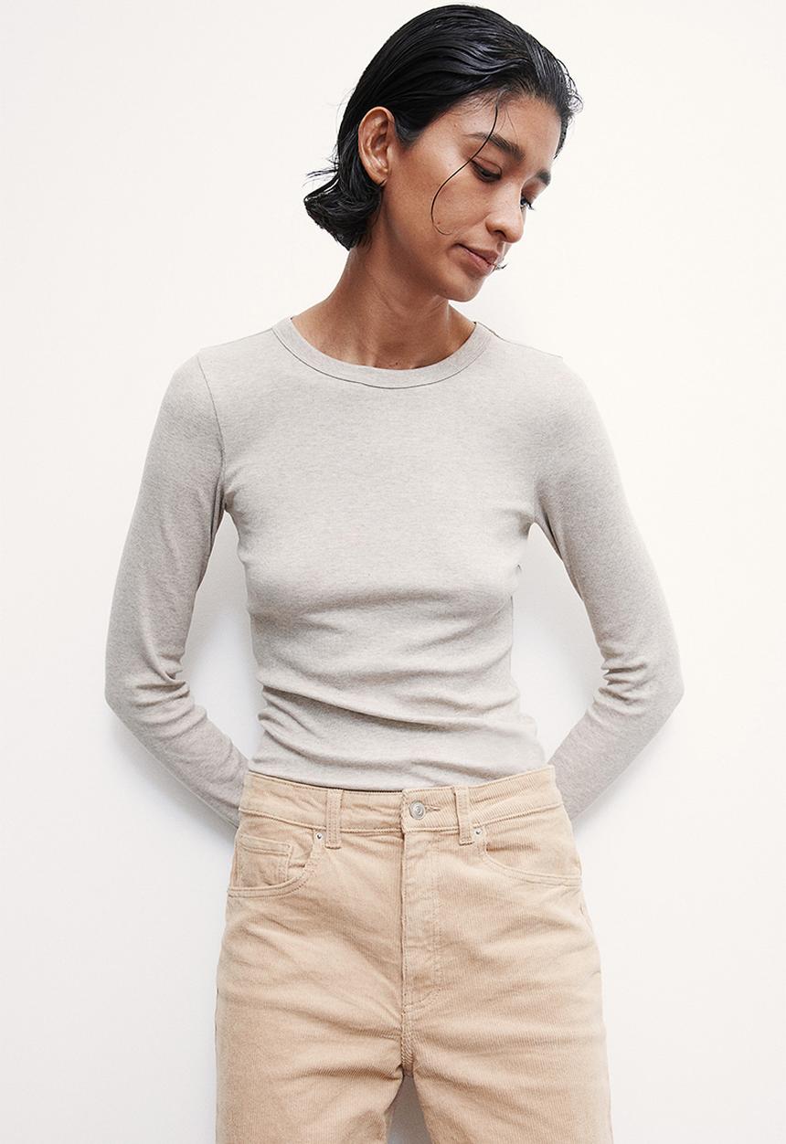 H&M - Corduroy trousers - beige