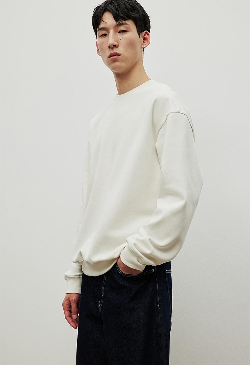 H&M - Loose fit sweatshirt - white