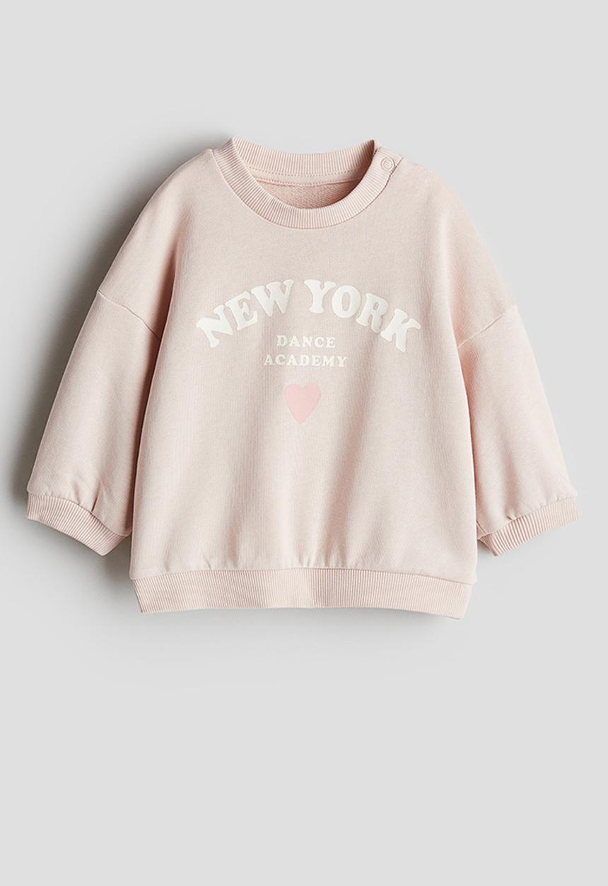H&M - Printed sweatshirt - pink