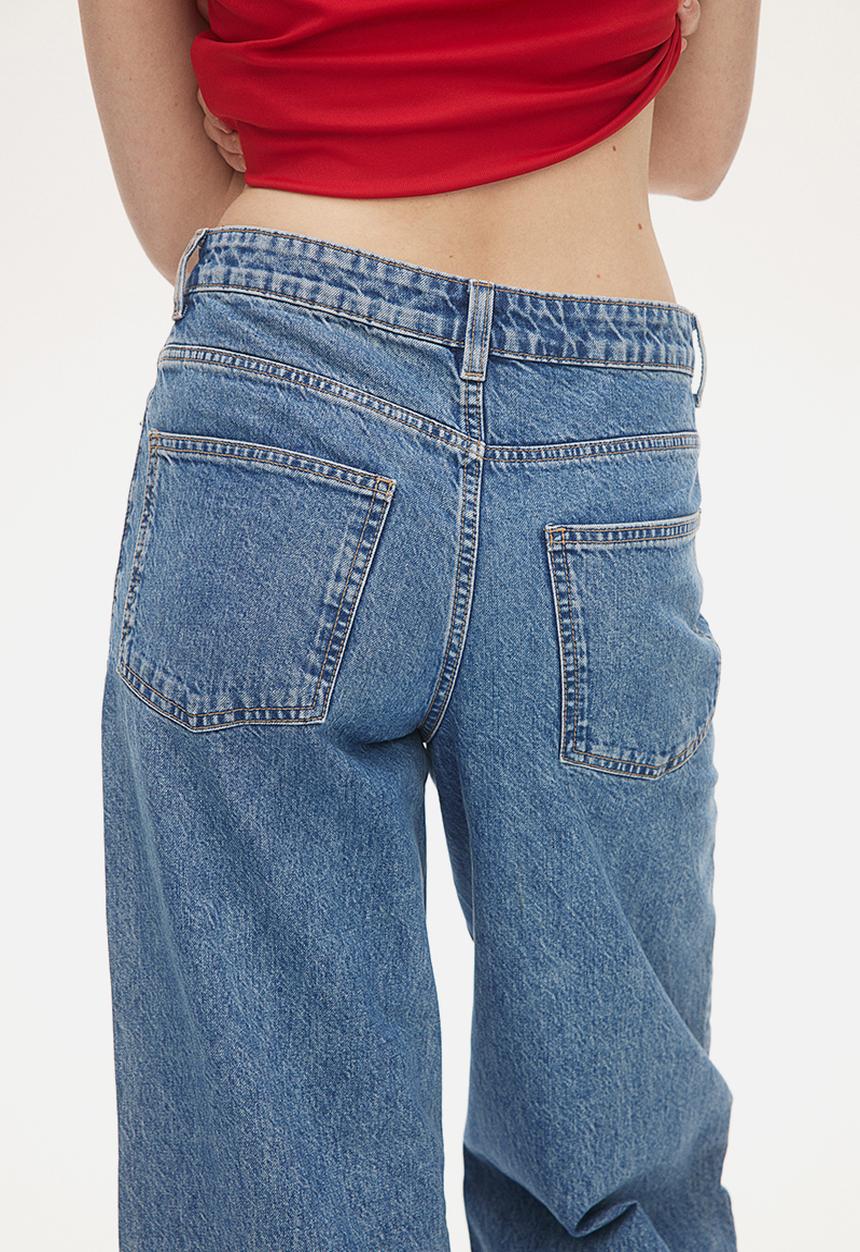 H&M - Baggy regular jeans - light denim blue