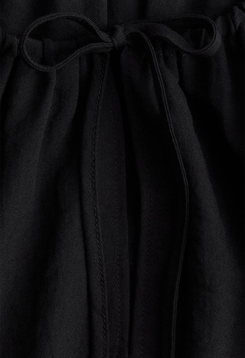 H&M - A-line throw-on dress - black