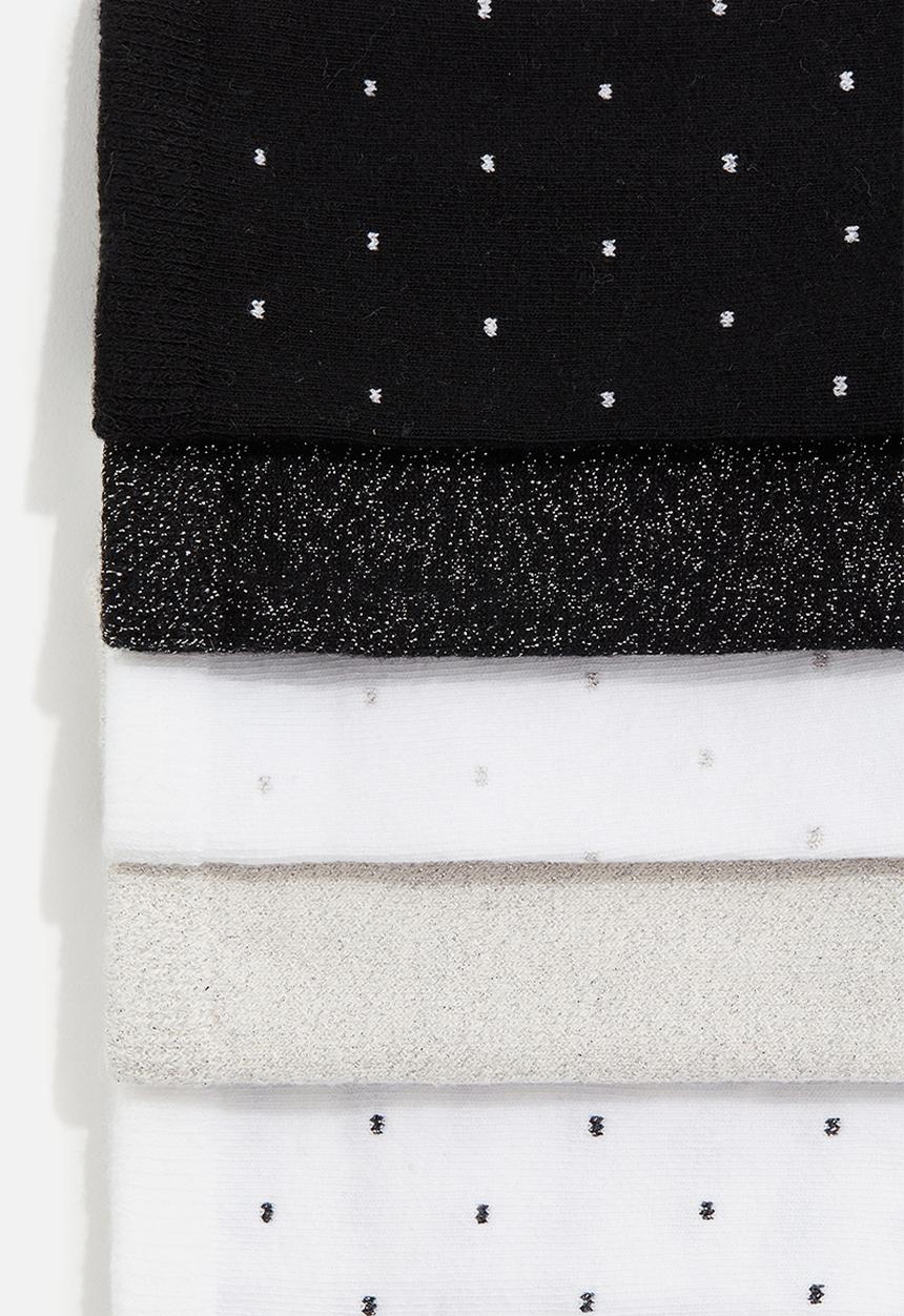 H&M - 7-Pack socks - white/spotted