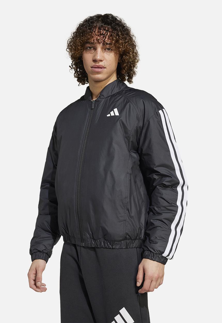 adidas Performance - Essentials 3-Stripes Insulated Bomber Jacket - Black