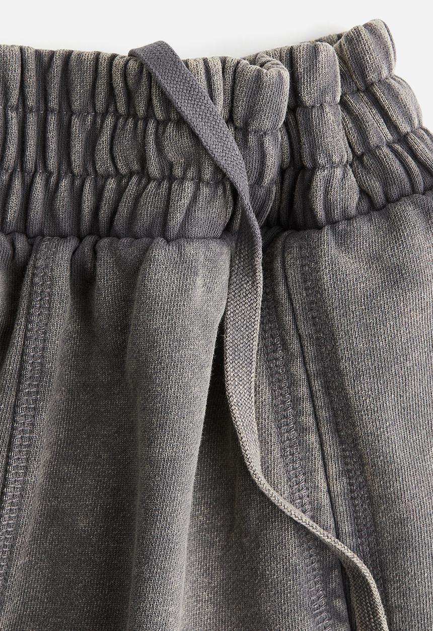 H&M - H&M Studio: Washed sweatshirt shorts - grey washed