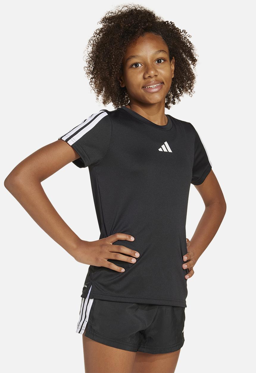 adidas Performance - Jg Tr-Es 3S Tee - Black/White