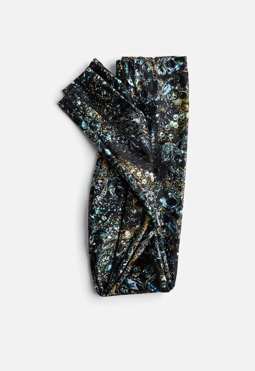 H&M - H&M Studio: Flatlock-seam leggings - black jewellery 