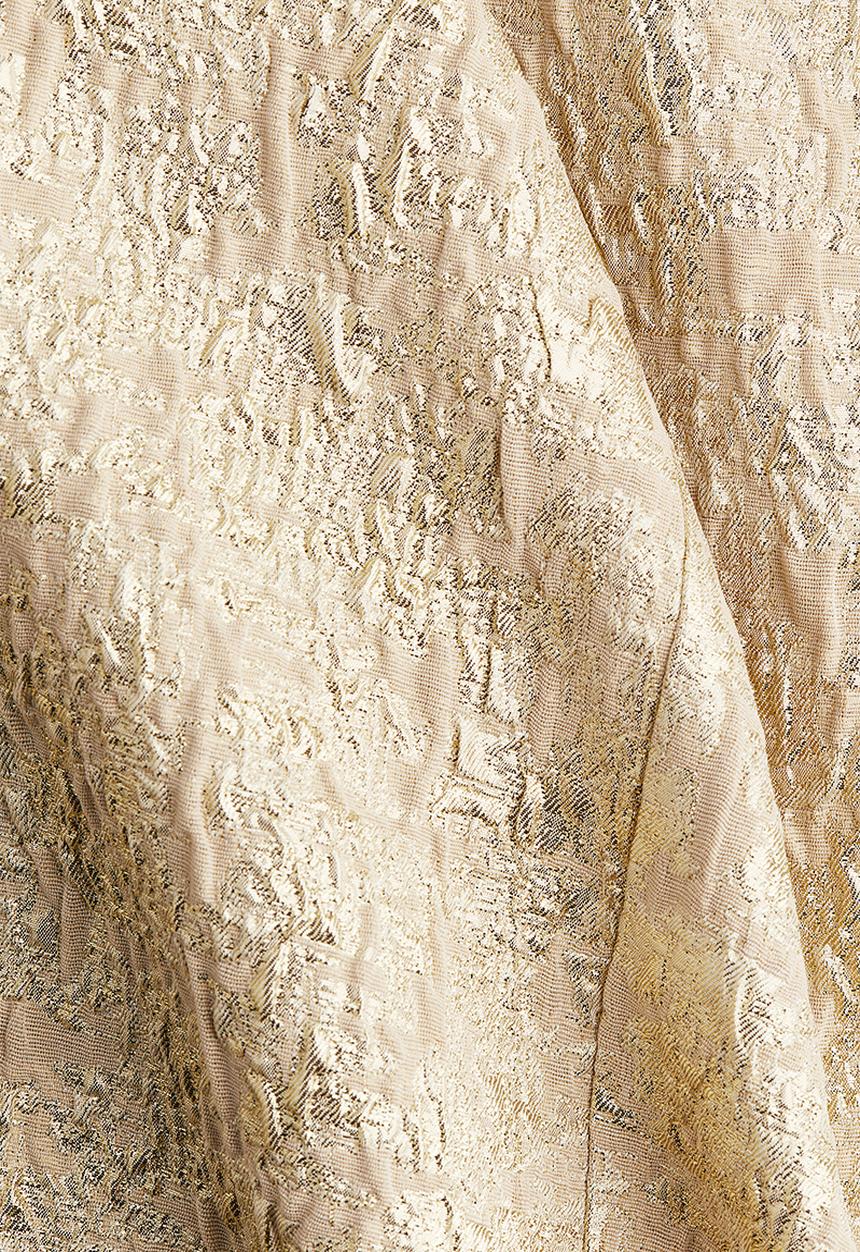 H&M - Brocade kaftan dress - gold-coloured