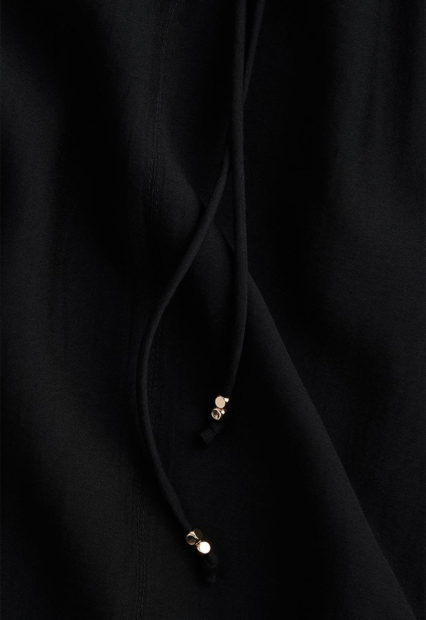 H&M - Balloon-sleeved dress - black