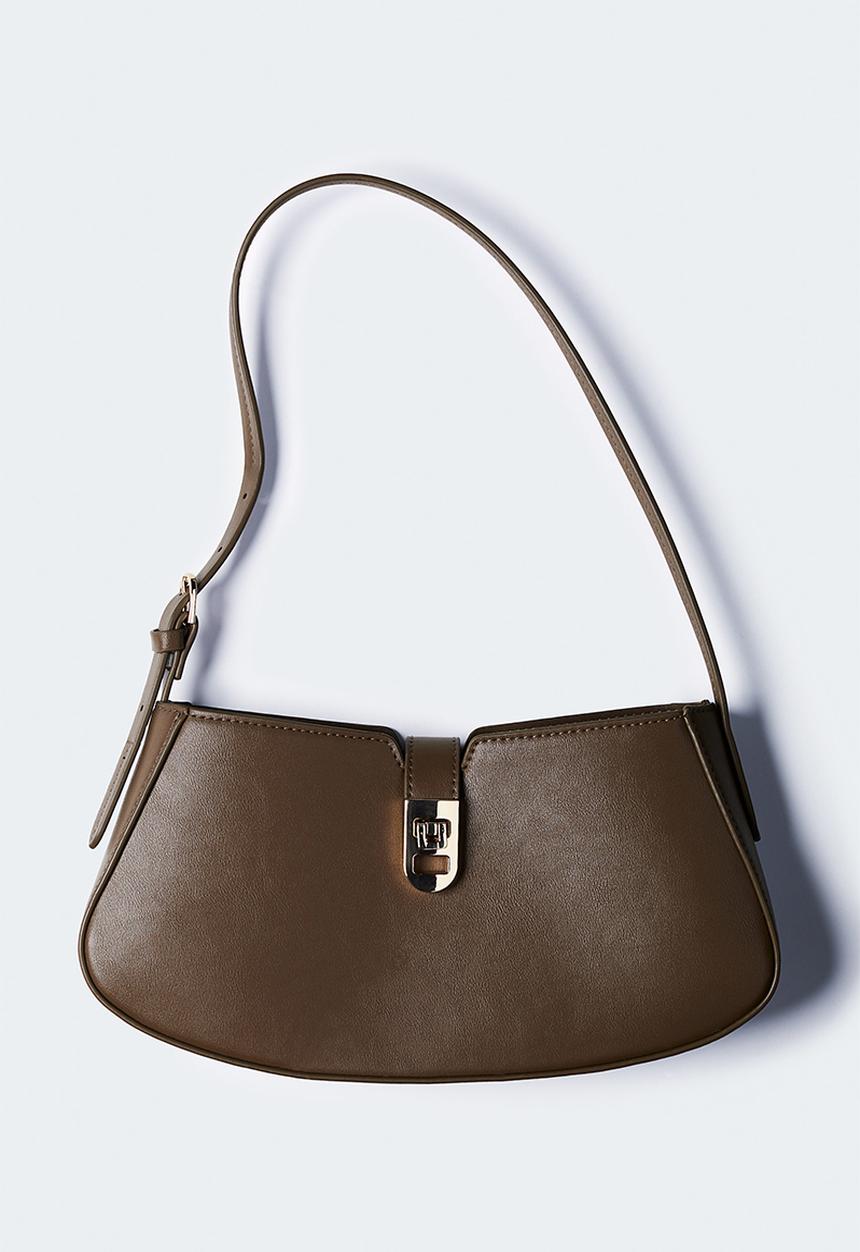 H&M - Small shoulder bag - dark beige