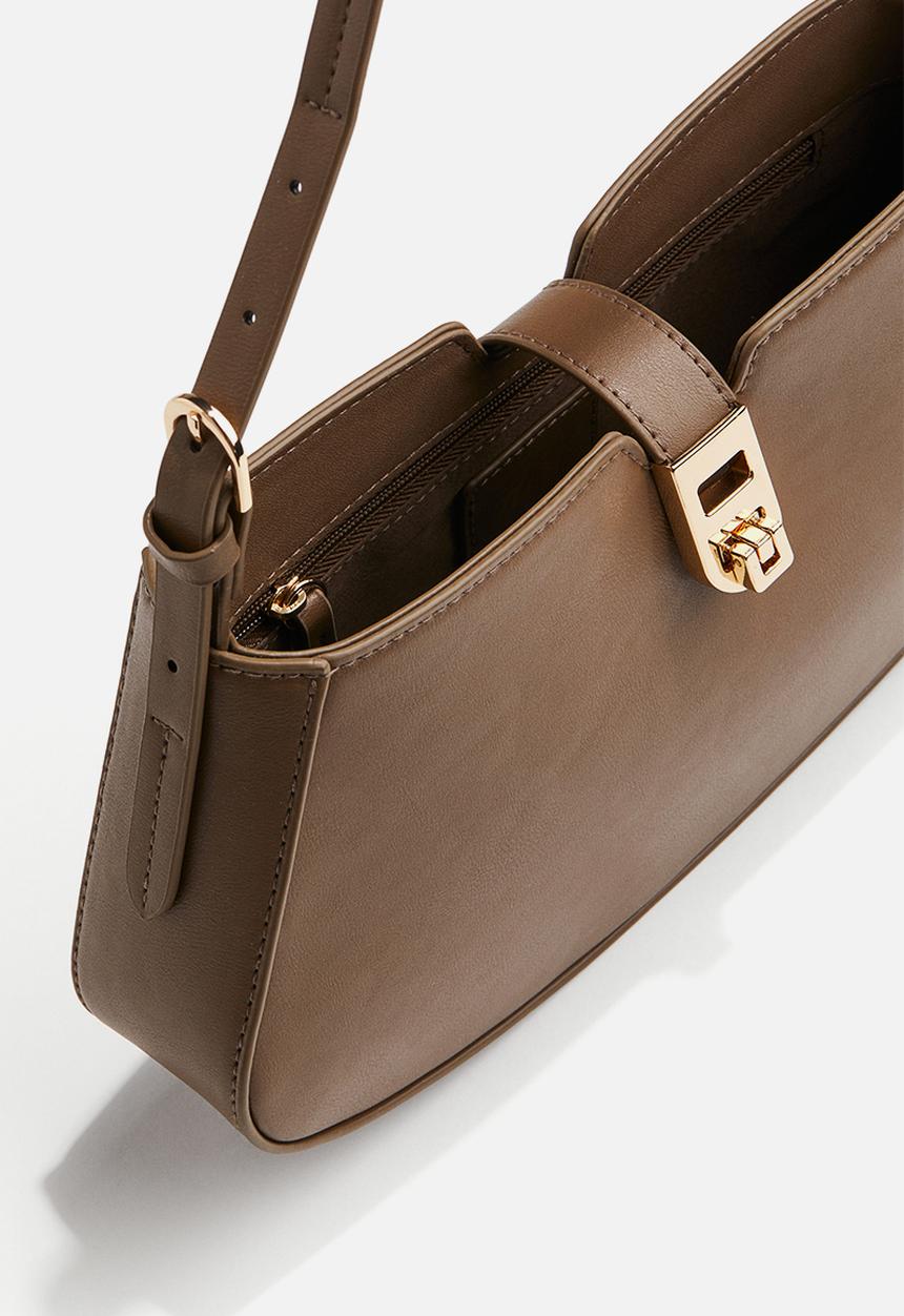 H&M - Small shoulder bag - dark beige