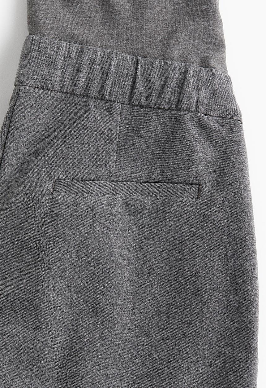 H&M - Mama tailored trousers - grey marl 