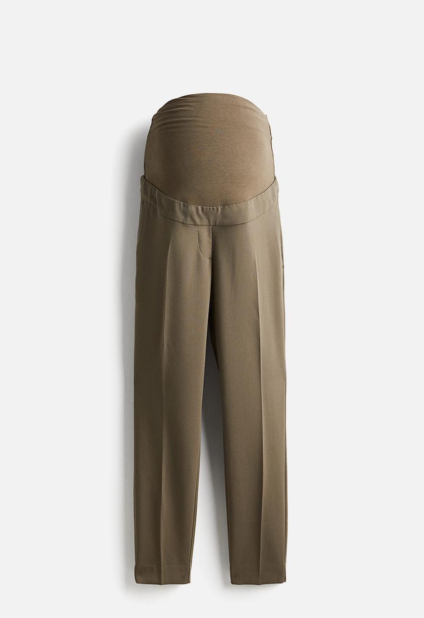 H&M - Mama tailored trousers - khaki beige