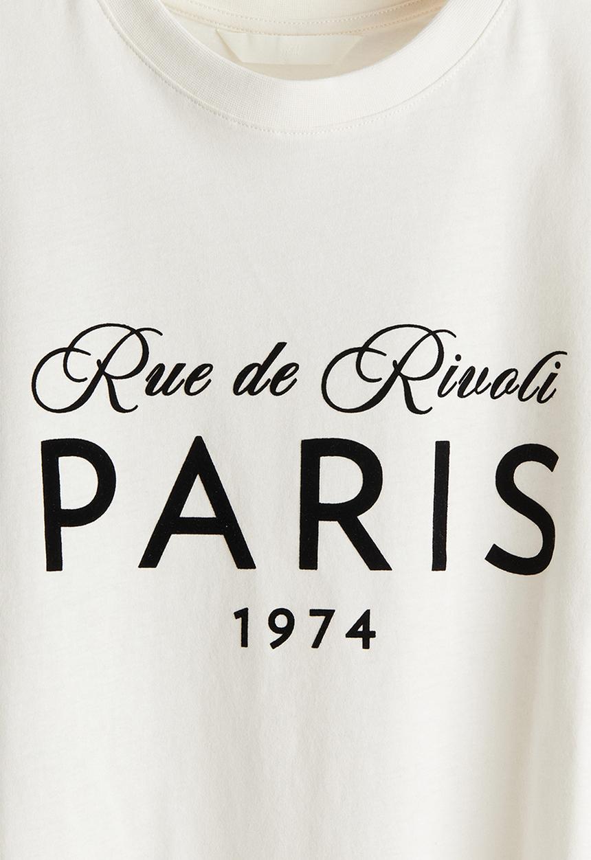 H&M - T-shirt - white/paris