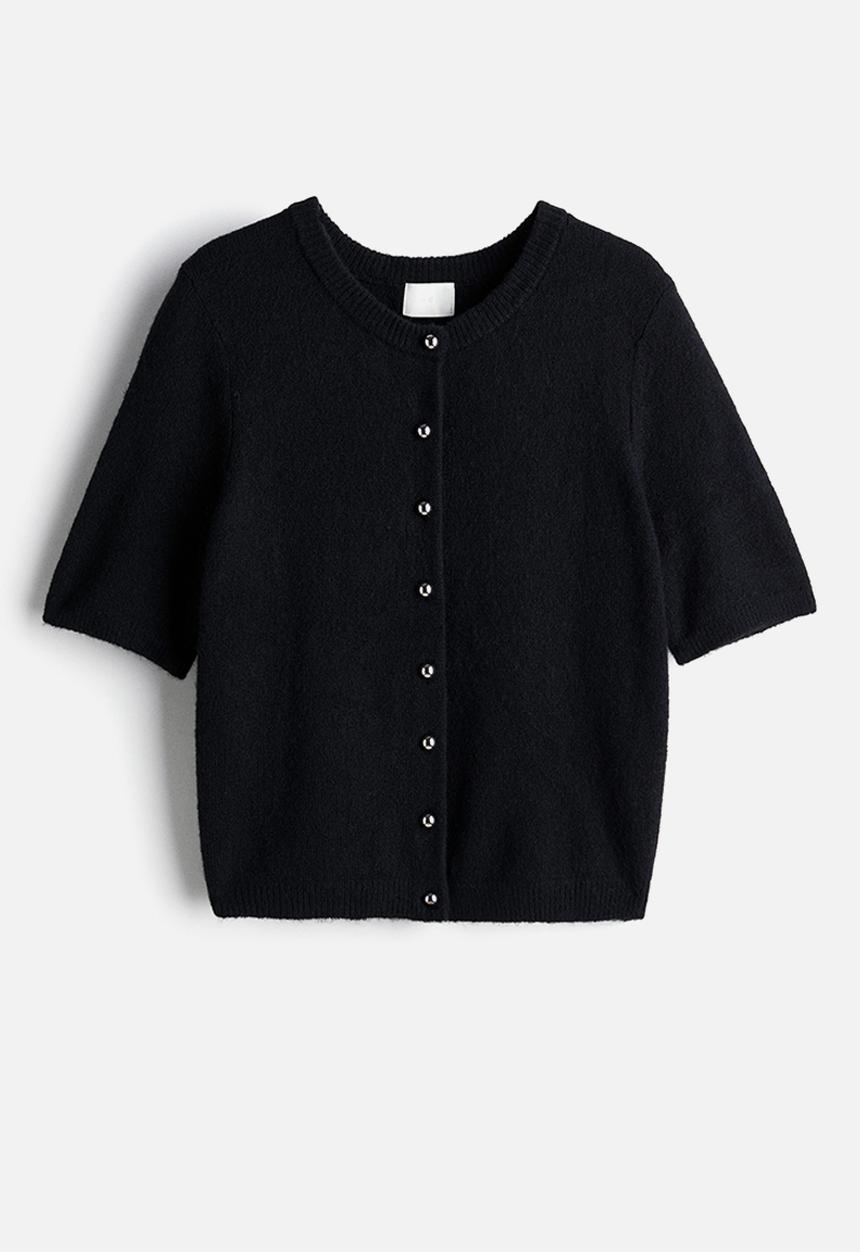 H&M - Knitted cardigan - black