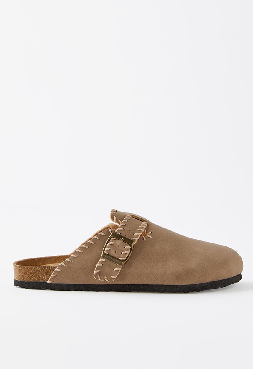Cotton On - Rex buckle mule - roebuck whipstitch