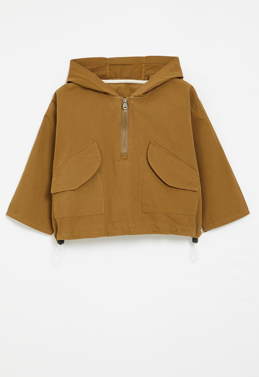 Pop Candy - Hooded jacket-mustard