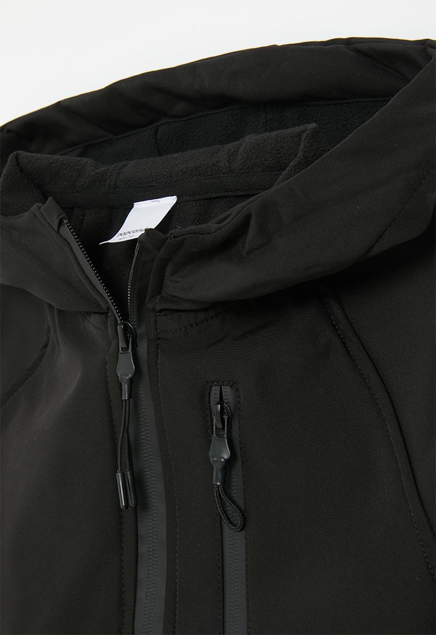 Pop Candy - Hooded parka- black