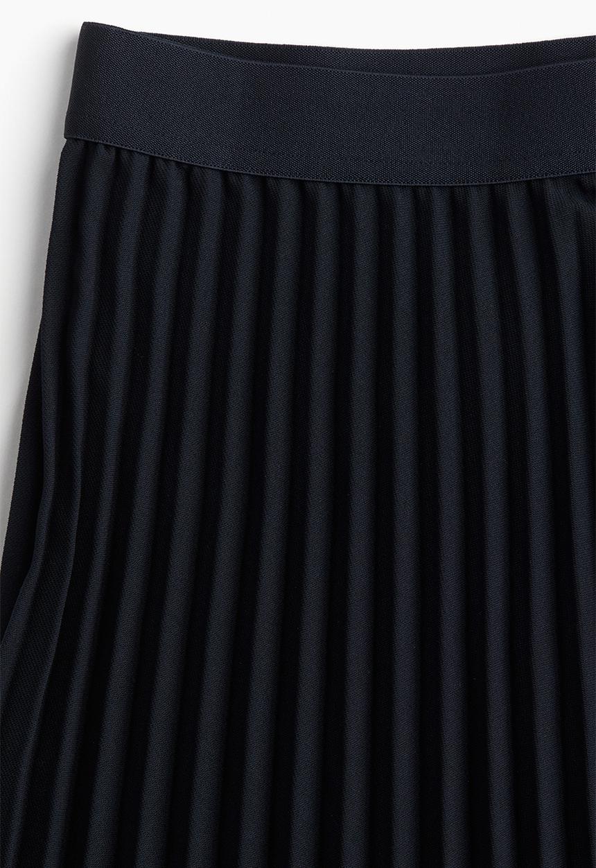 H&M - Pleated skirt - navy blue
