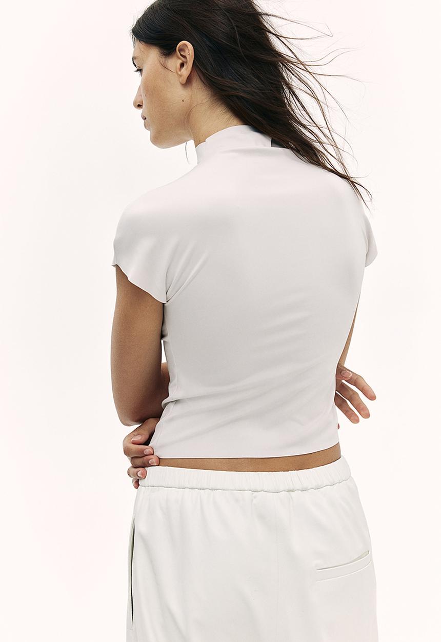 H&M - Turtleneck jersey top - pale beige
