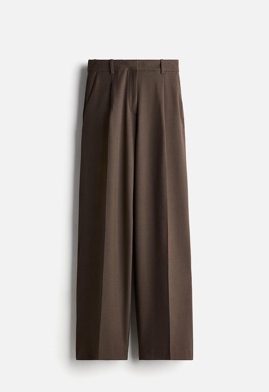 H&M - Wide trousers - dark brown