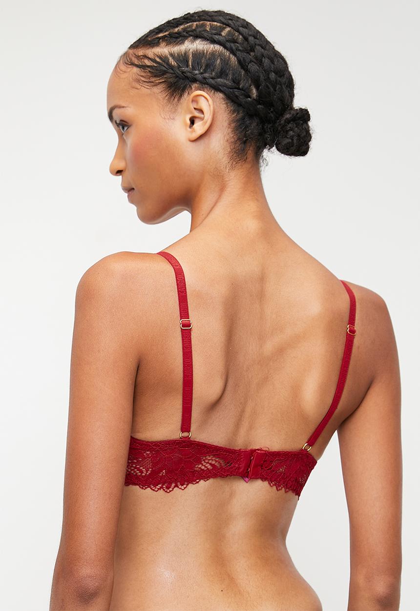 KANGOL - Padded T-shirt bra - red