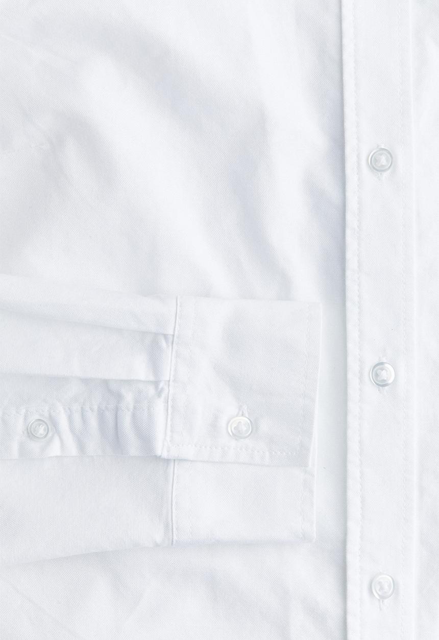 H&M - Fitted oxford shirt - white