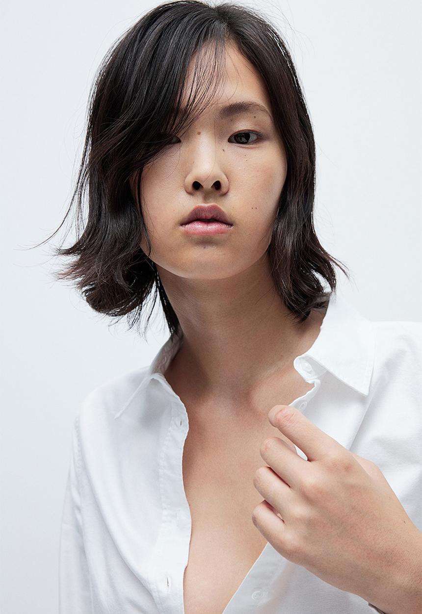 H&M - Fitted oxford shirt - white