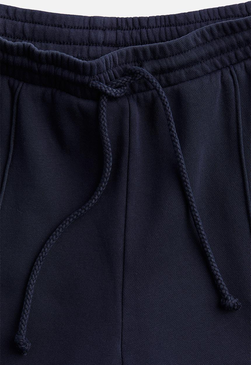 H&M - Crease-front sweatpants - navy blue