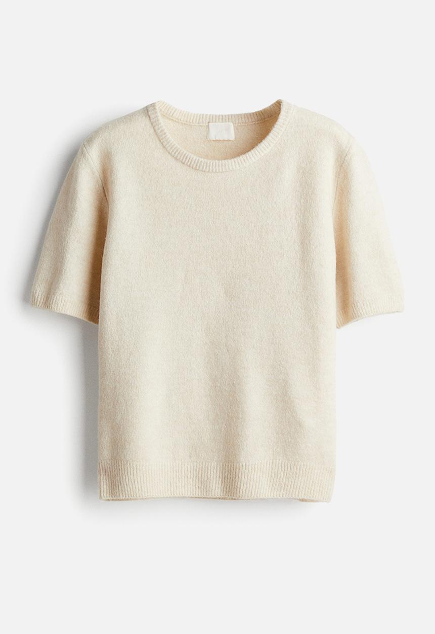 H&M - Fine-knit jumper - cream 