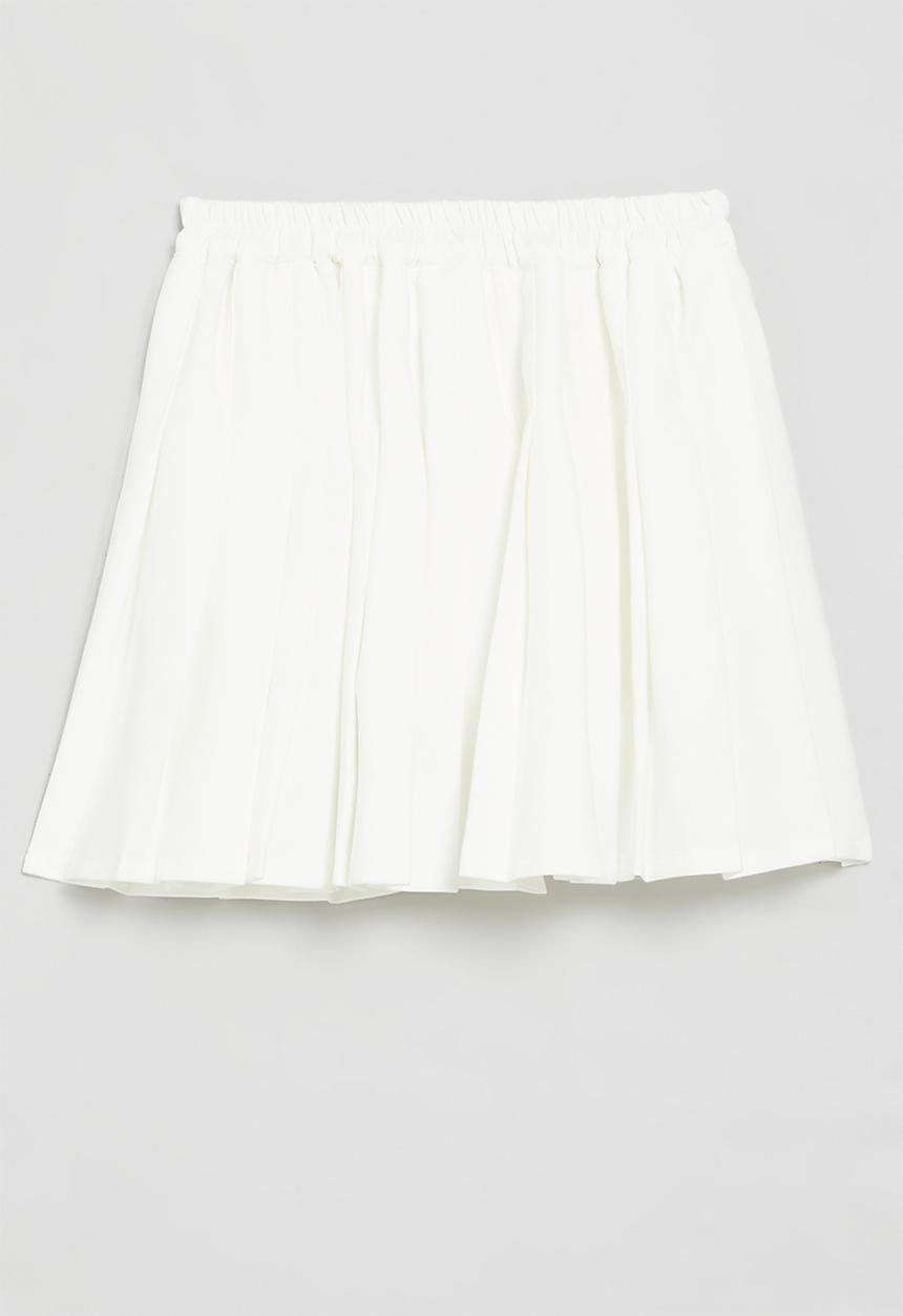 Pop Candy - Pleated skirt - pure white