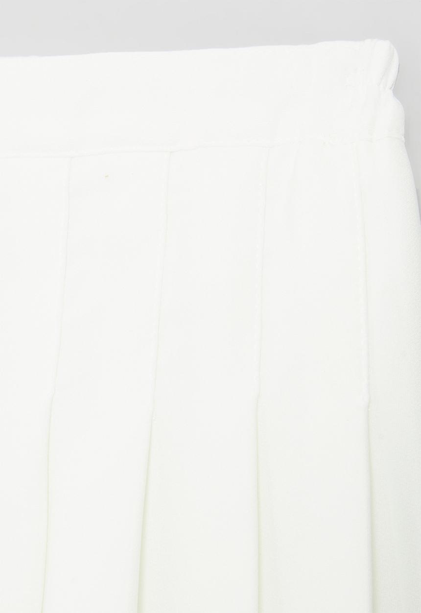 Pop Candy - Pleated skirt - pure white