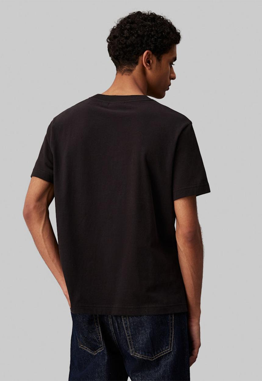 Calvin Klein - Chenille Monologo Tee - Ck Black