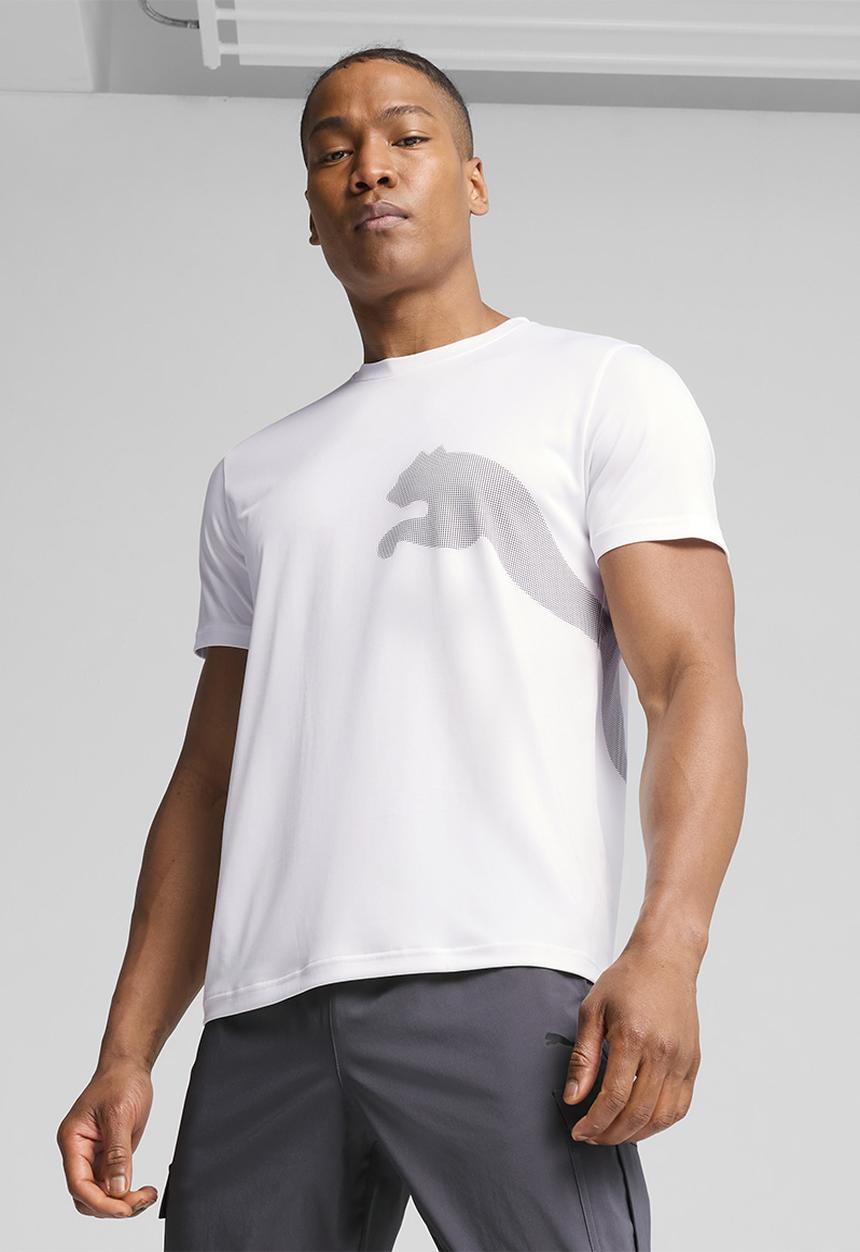 PUMA - M TAD BIG LOGO Tee - PUMA White