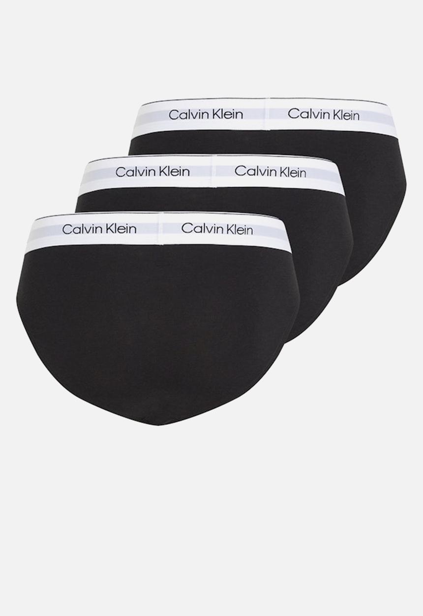 Calvin Klein - Low Rise Slip Brief 3 Pack - Black