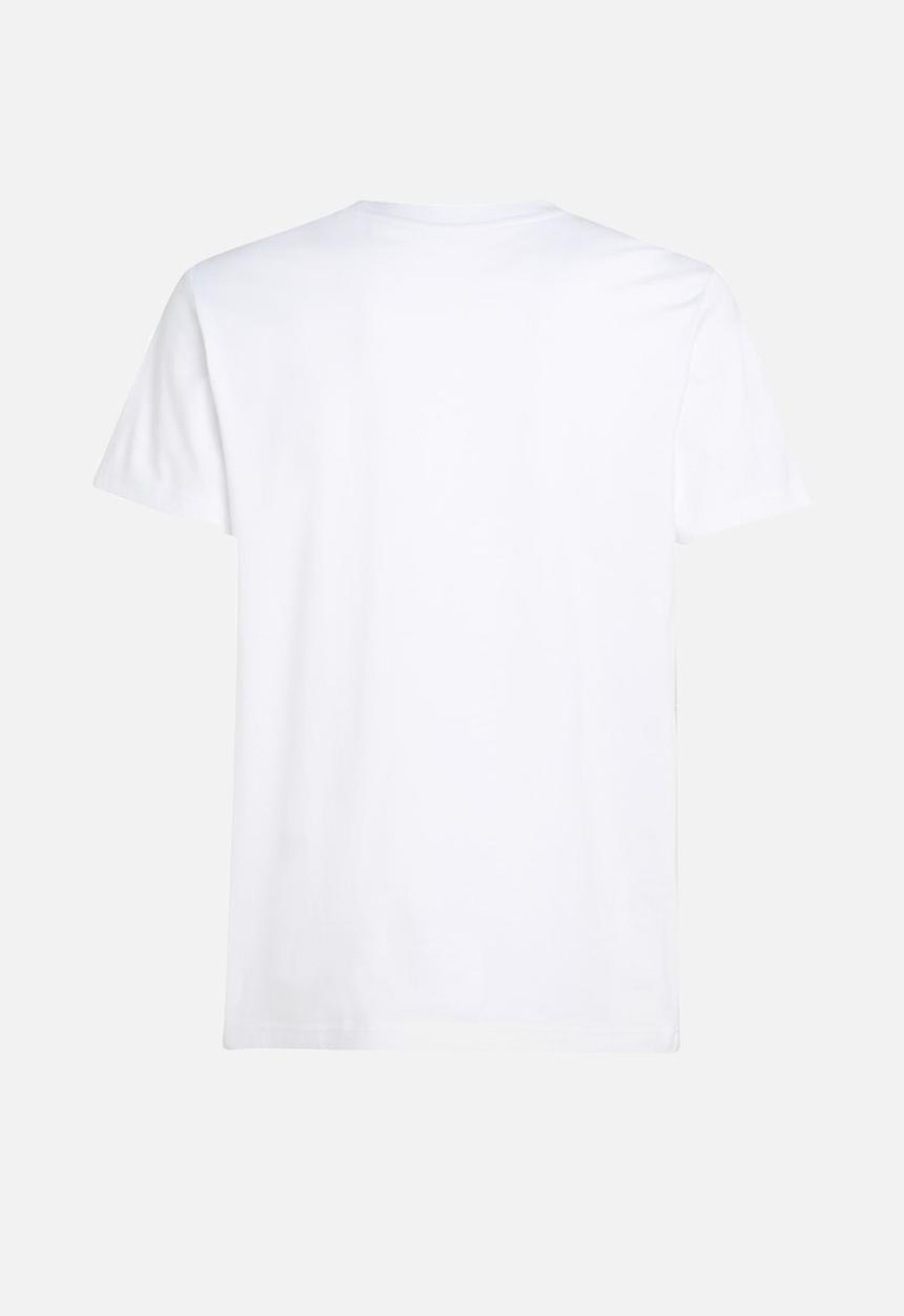 Calvin Klein - Distressed Monologo Tee - Bright White