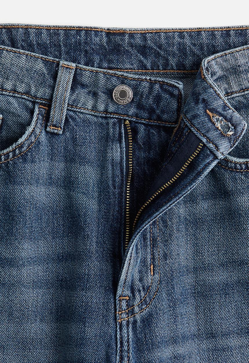 H&M - Wide ultra high jeans - denim blue