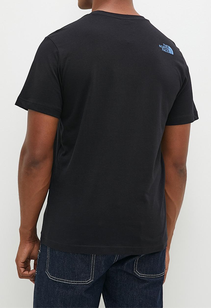 The North Face - M Short Sleeve Mountain Line Tee - Tnf Black (Jk3)