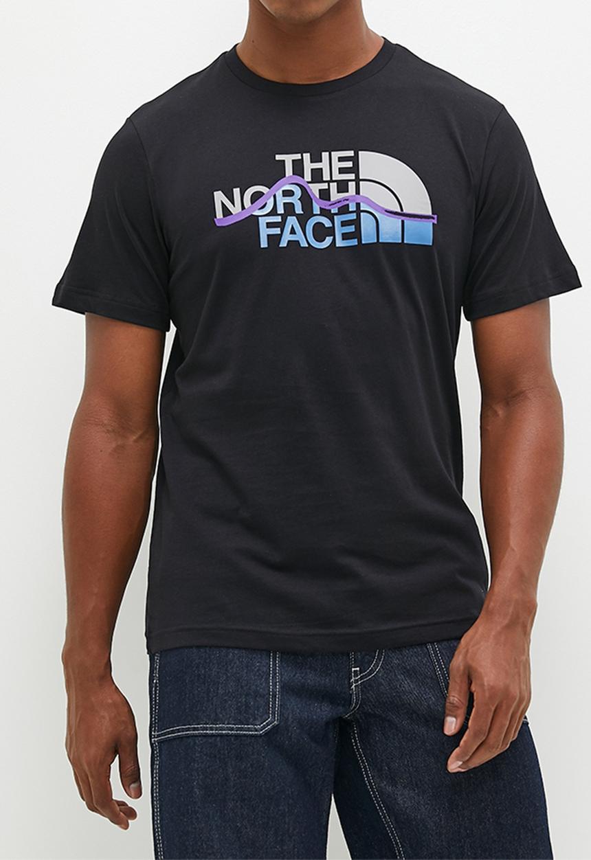 The North Face - M Short Sleeve Mountain Line Tee - Tnf Black (Jk3)