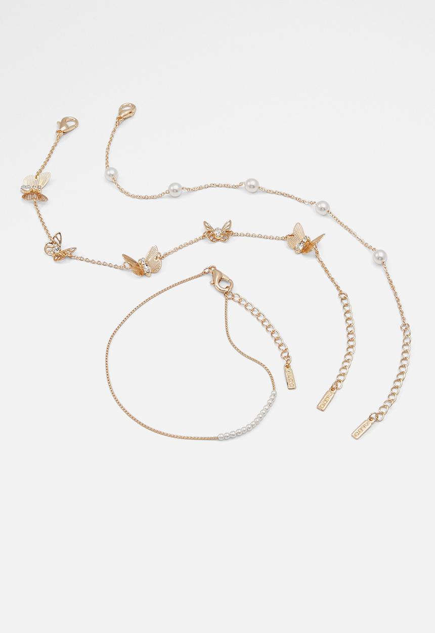 ALDO - Bellapearl bracelet set - gold