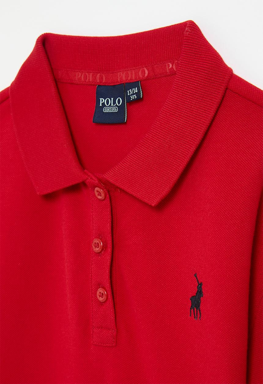 POLO - Boys austin short sleeve golfer - red