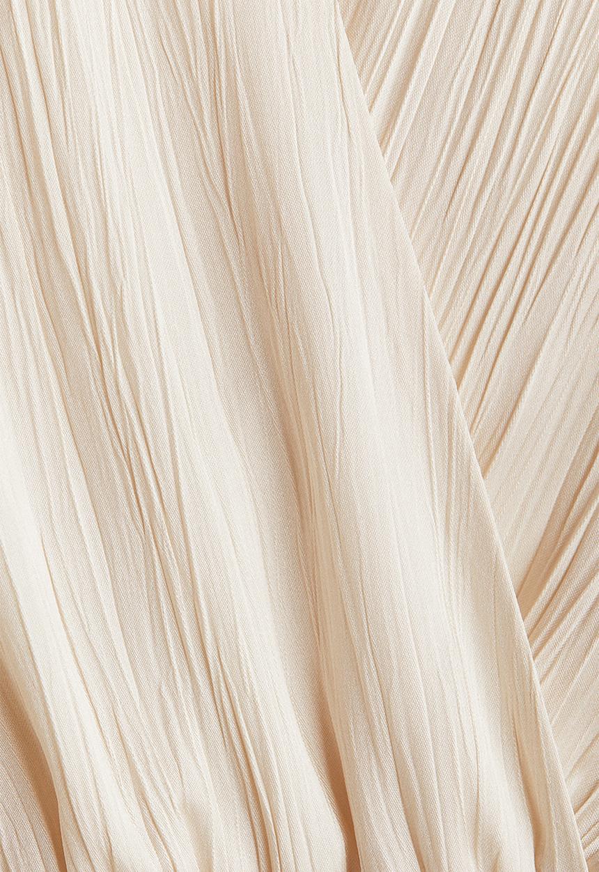 H&M - Waisted kaftan dress - light beige