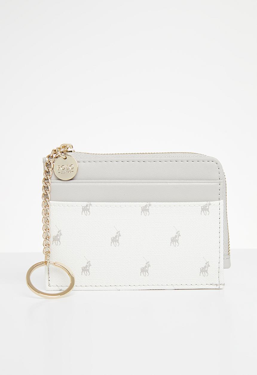 POLO - Monticello Cardholder With Keyring - Grey & White