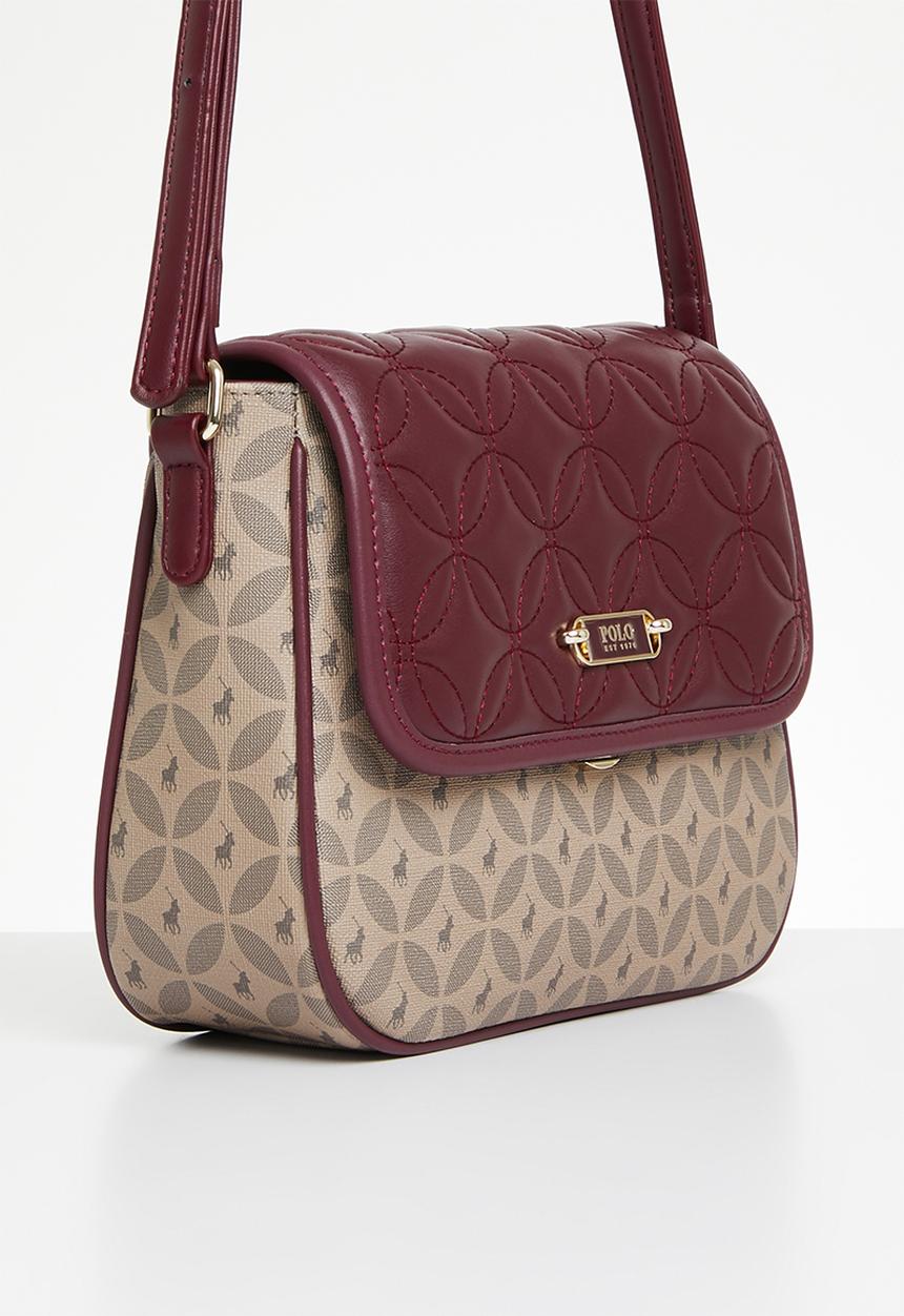 POLO - Madison flapover sling - Garnet