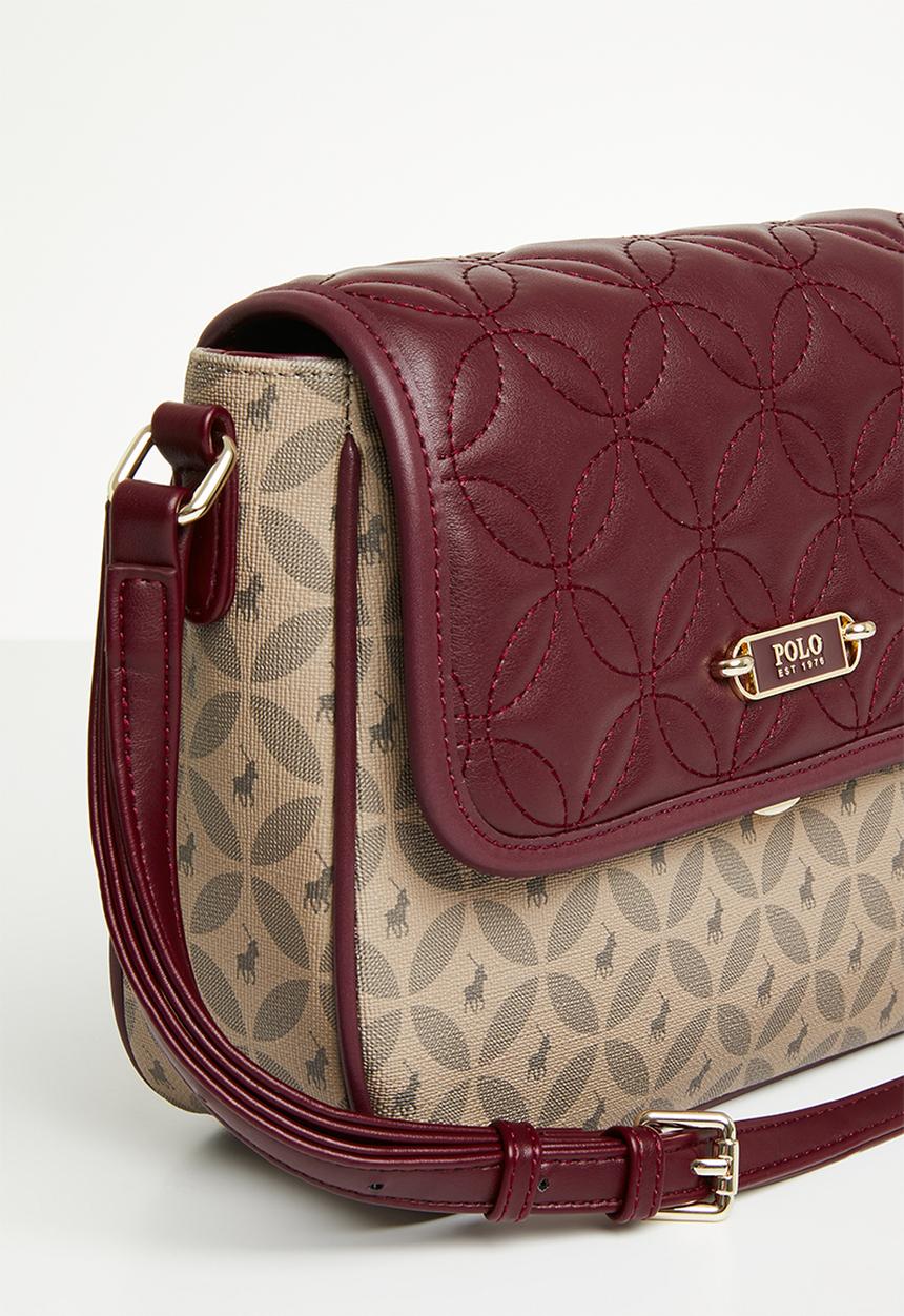 POLO - Madison flapover sling - Garnet