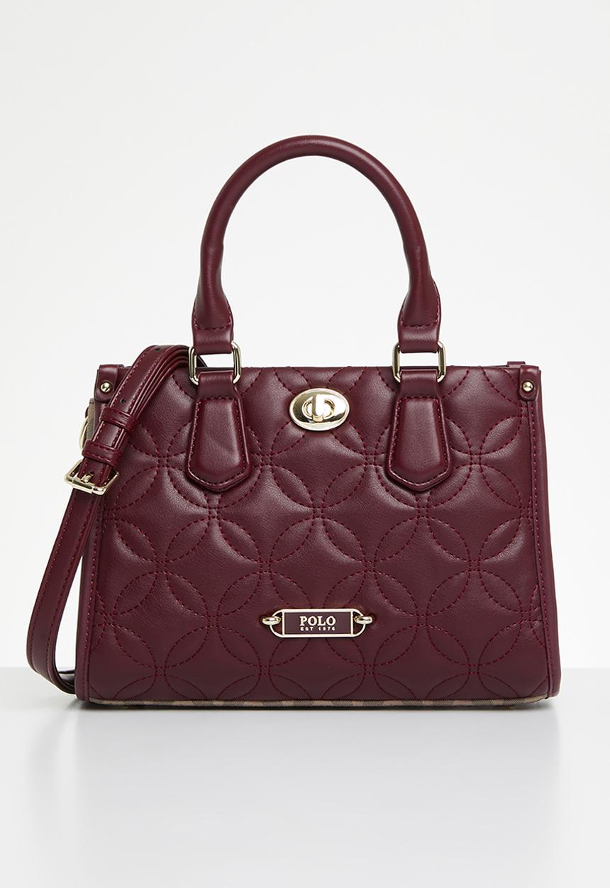 POLO - Madison small shopper sling - garnet