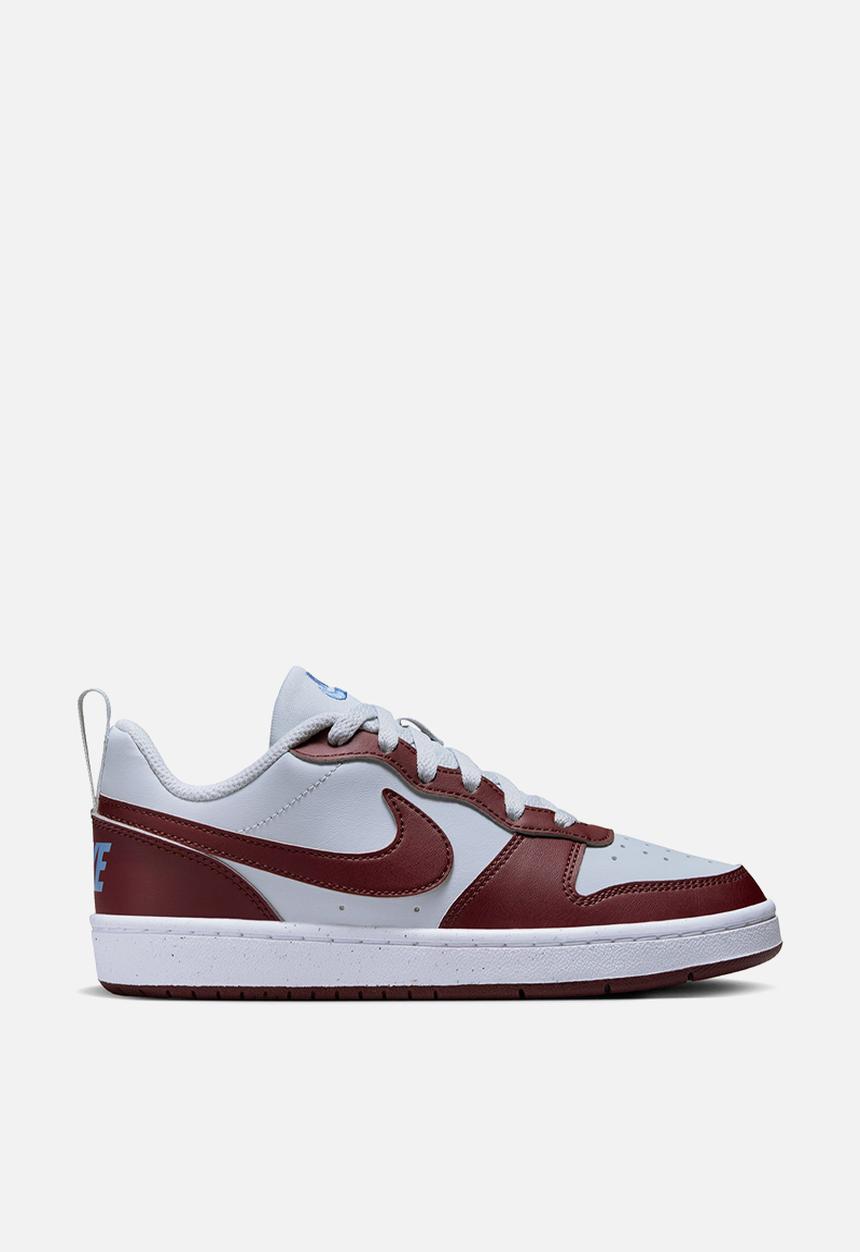 Nike - Nike Court Borough Low Recraft - Pure Platinum/Dark Team Red-Blue Beyond